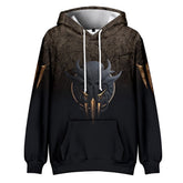 Baldur's Gate Baldur Icons Adult Cosplay Hoodie 3D Printed Hooded Sweatshirt Men Women Casual Streetwear Pullover Hoodie